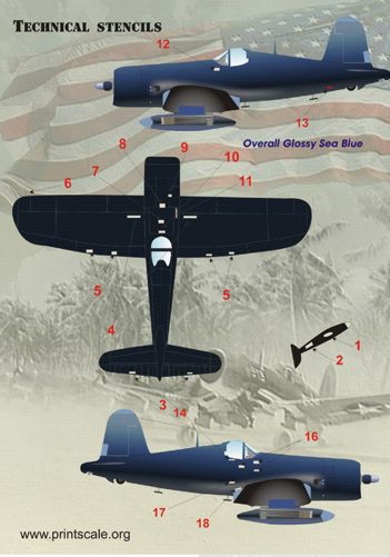 Print Scale 72052 1:72 Vought F4U Corsair Korean War – Model Kit Collector